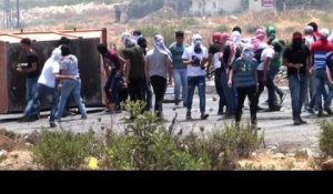 Heurts entre Palestiniens et soldats israéliens près de Beit El