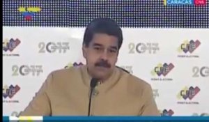 Nicolas Maduro : Pour le président vénézuélien, Donald Trump est un "magnat, empereur des USA" (vidéo)