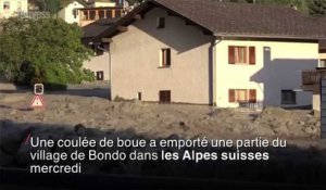 Huit personnes portées disparues après un glissement de terrain en Suisse