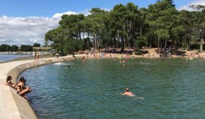 Du monde à Conleau pour le retour du beau temps 