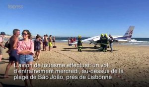 Portugal: un avion atterrit sur une plage et tue deux baigneurs