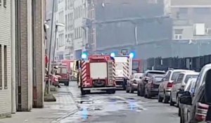 Incendie dans un entrepôt à Anderlecht