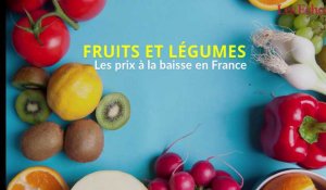 Le prix des fruits et légumes à la baisse en France
