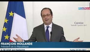 François Hollande ironise sur son avenir : "je vais au paradis"