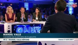 "On n'est pas couché" : Manuel Valls se défend sur le 49.3 face à Yann Moix