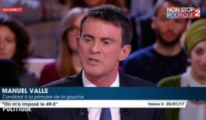 Primaire à gauche - Manuel Valls : "on m'a imposé le 49.3"
