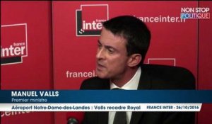 Manuel Valls recadre Ségolène Royal pour ses propos sur Notre-Dame-des-Landes mais ne la sanctionne pas
