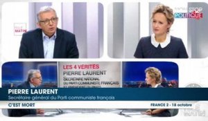 Pierre Laurent (PCF) juge ''impossible'' une candidature de François Hollande et appelle la gauche à s'unir