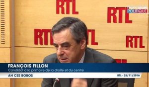 Primaire à droite : François Fillon dénonce un ''déchaînement ridicule'' après avoir été comparé à Pétain par Pierre Bergé