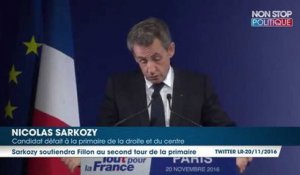 Primaire à droite : Nicolas Sarkozy choisit de voter pour François Fillon