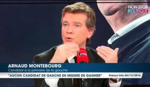 Primaire à gauche : Arnaud Montebourg estime "qu'aucun candidat de gauche est en mesure de l'emporter"