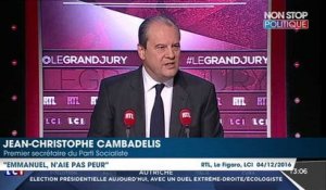 Primaire à gauche : "Emmanuel (Macron), n'aie pas peur" lance Jean-Christophe Cambadélis
