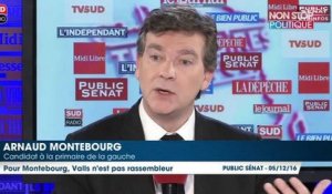 Primaire à gauche : Manuel Valls incapable de rassembler selon Arnaud Montebourg