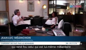 Une ambition intime : Jean-Luc Mélenchon étrille Emmanuel Macron ''Être milliardaire, c'est immoral''