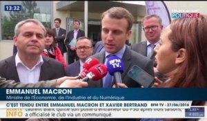 Échange surréaliste entre Emmanuel Macron et Xavier Bertrand au sujet des migrants à Calais