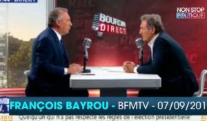 Emmanuel Macron - Autoroutes : François Bayrou plaide pour "une séparation de l'Etat et de l'argent"
