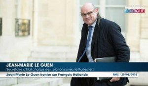 François Hollande : Jean-Marie Le Guen lui conseille de moins parler aux journalistes et plus aux Français