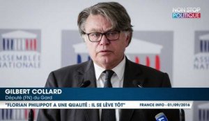 Gilbert Collard : "Florian Philippot ne décide rien" au Front national