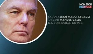 Jean-Marc Ayrault "oublie" un tacle adressé à Manuel Valls à propos du 49-3