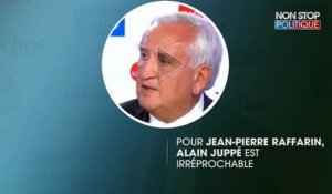Jean-Pierre Raffarin estime qu'Alain Juppé n'a aucun défaut