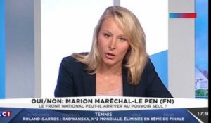 Marion Maréchal-Le Pen inquiète d'une candidature concurrente au FN