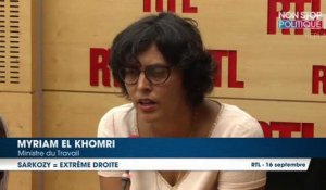 Myriam El Khomri : "Nicolas Sarkozy participe à une primaire d'extrême-droite''