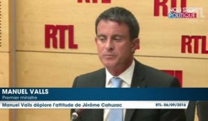 Procès Cahuzac : Manuel Valls "triste" et "dégouté" par les accusations de l'ex-ministre contre Michel Rocard