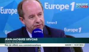 Valls Hué : Jean-Jacques Urvoas se remémore Robert Badinter et son "vous me faites honte"