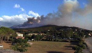 Incendies en haute corse: les opérations d'extinction continuent