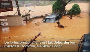 Sierra Leone: 312 morts dans des coulées de boue à Freetow