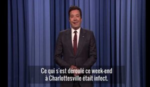 Fallon, Kimmel, Colbert : les animateurs américains vent debout contre Trump après Charlottesville