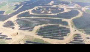 En Chine, une ferme solaire... en forme de panda