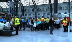 Accident de train à Barcelone: 40 blessés dont un grave