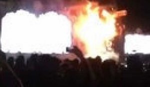 Incendie à Tomorrowland à Barcelone