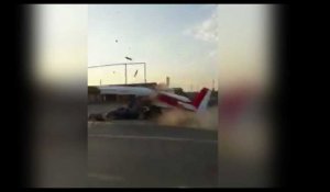 Tchétchénie : Un pilote d'avion sans licence se crashe, les images chocs (vidéo) 