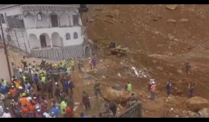 Sierra Leonne : Les images spectaculaires de la coulée de boue meurtrière (vidéo)