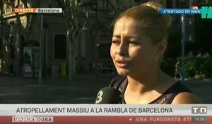Les témoins de l'attentat de Barcelone racontent: "La fourgonnette faisait des zig-zag pour atteindre un maximum de piétons"