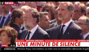 Attentat de Barcelone : Une minute de silence observée avec le roi Felipe VI (vidéo)