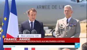 REPLAY - Discours d''Emmanuel Macron face aux militaires