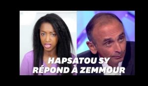 Hapsatou Sy explique pourquoi elle a diffusé les images de son altercation avec Zemmour sur C8