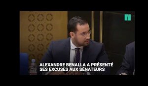 Alexandre Benalla présente ses excuses aux sénateurs de la commission d'enquête