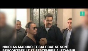 Nicolas Maduro rencontre Salt Bae et crée la polémique
