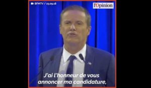 Européennes 2019 : Après l'avoir soutenue, Nicolas Dupont-Aignan chasse sur les terres de Marine Le Pen