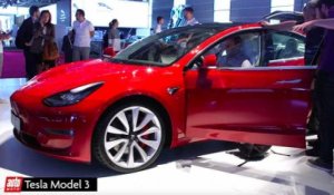 Mondial de l'auto 2018 : la Tesla Model 3 arrive pour la 1ère fois en France