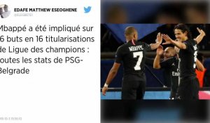 Victoire du PSG contre Belgrade (6-1).