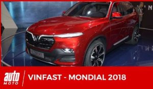 Mondial de l'auto 2018 : le vietnamien VinFast dévoile ses ambitions