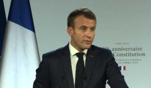La réforme constitutionnelle à l'Assemblée début 2019 (Macron)