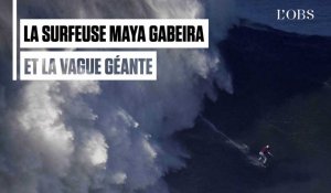 La surfeuse Maya Gabeira défie une vague géante et entre au Livre Guinness des records