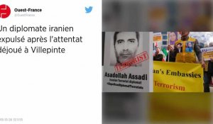 Un diplomate iranien expulsé après l'attentat déjoué à Villepinte.