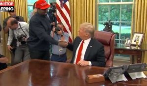 Kanye West rencontre Donald Trump : Le rappeur fait le show à la Maison Blanche (vidéo)